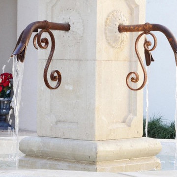 French Country Courtyard