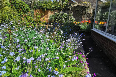 デヴォンにあるおしゃれな庭の写真