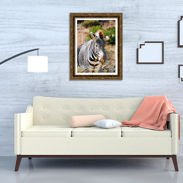 "Zebra Rendition I" Fine Art Print