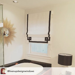 Custom Window Treatments - Roman Shades