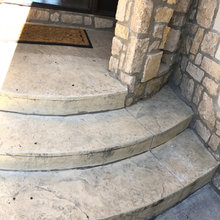 Exterior Pavers And Stamped Concrete