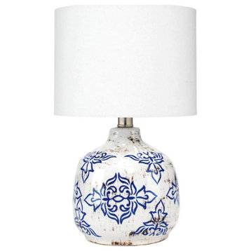 Bayard Blue/White Table Lamp