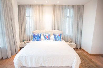 Inspiration for a classic bedroom in London.