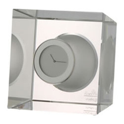 Rosenthal - Rosenthal Block Glas Clear Vase 8.5" Tall - Clocks