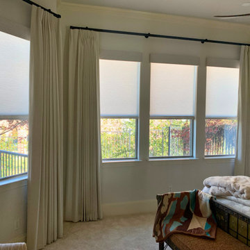 Layered Shades and Drapes