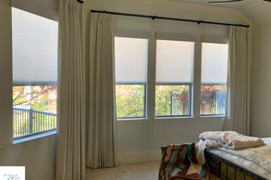 Example of a bedroom design in Dallas