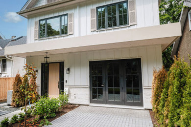Inspiration for a modern exterior home remodel in Vancouver
