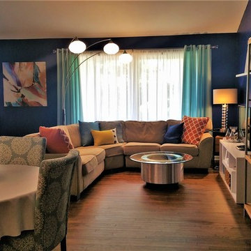 Redesigned Living Room/Dining Room