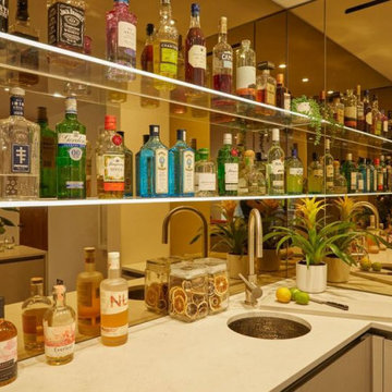 Basement Bar & Living Room Makeover – Clapham, London