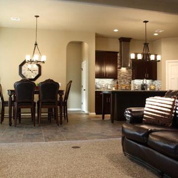 Open Concept Kitchen and Living Room