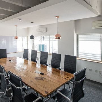 Industrial and Rustic Office Design