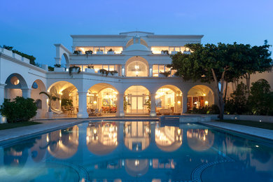 Mediterranean exterior home idea in Other