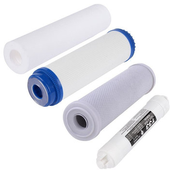 Ro Replacement Filters Fit for 5-Stage Reverse Osmosis System, 4-Piece Set