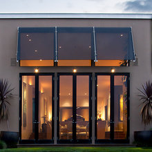 glass and metal doors