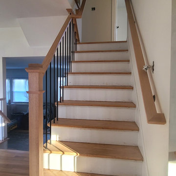 Somerville Main & Basement Handrail Install