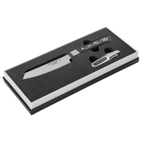 I.O. SHEN Kitchen Knife, Oriental Paring Knife with Multi Tool – 4 ½" / 110 mm