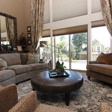French Country Transitional Living Room