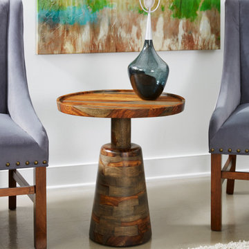 Pruitt Solid Wood Accent End Table