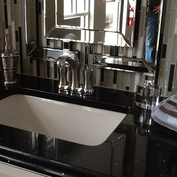 Pompeii Quartz - Sparkle Black (Innovative Cabinetry, Ft Myers)