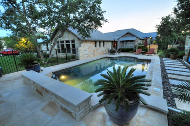 Trendy home design photo in Austin