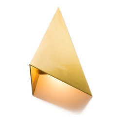 M3LD Brass Aero Sconce - Wall Sconces