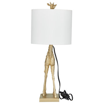 Eclectic Gold Polyresin Table Lamp 562013