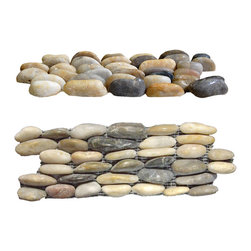 Mixed Standing Pebble Tile - Products