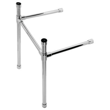 VPB2218331 Dreyfuss Stainless Steel Console Sink Leg, Polished Chrome