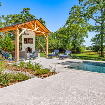 Outdoor Living: fire pits, fireplaces, grills, pergolas and pools!