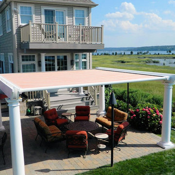 Retractable Pergola Awning, Huntington, NY