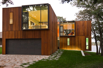 This is an example of a contemporary home design.