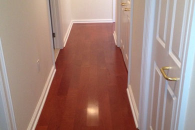 Example of a minimalist hallway design in DC Metro