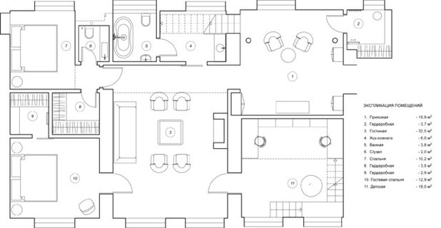 План этажа by L.A.M.buro