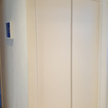 Colonna frigo e dispensa laccato opaco bianco
