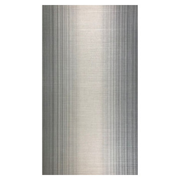Striped Wallpaper Gray Metallic Textured lines plaid stripes, 27 Inc X 33 Ft Rol