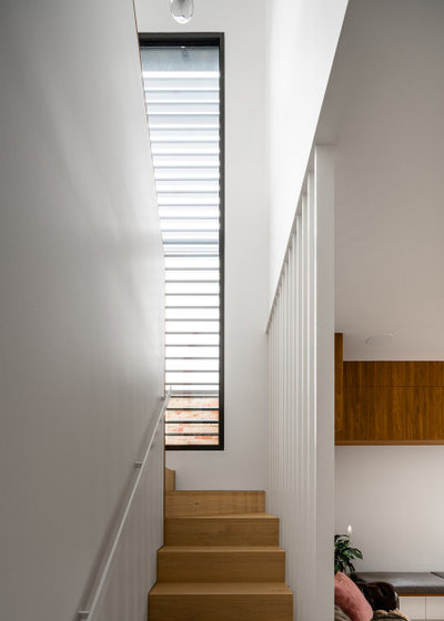 Contemporary Staircase by Urban Creative Studio