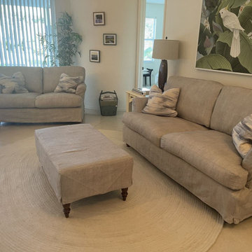 Tailored Slipcovers for a Living Room Refresh