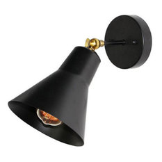 Black Vintage Industrial Edison Wall Sconce Wall Lamp Light Fixture