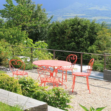 JARDIN CONTEMPORAIN & NATURE / 3500 m2 / AIN (01) / A proximité de GENEVE