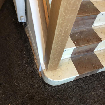 Oak & Glass stair refurb