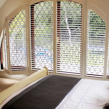 Unusually Shaped Plantation Shutter