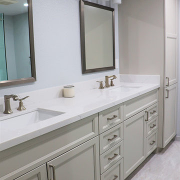 San Ramon Guest Bathroom and Master Bathroom remodel