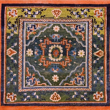 Antique Chinese Peking & NingXia Carpets #17408