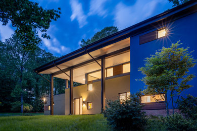 Contemporary exterior home idea in Baltimore