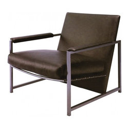 Evan Lounge Chair Brown - Armchairs And Accent Chairs