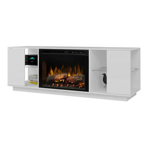 Dimplex Bennett Gds26l5 1555e Media Console Fireplace In Espresso