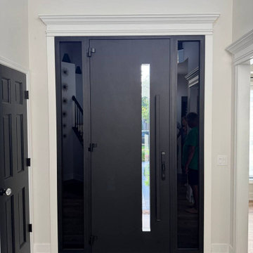 Dekton 0163 Ardesia Nero 84 x 80 with fingerprint smart lock