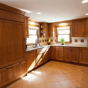 Quartersawn Oak Kitchen