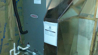 Newly installed HVAC equipment