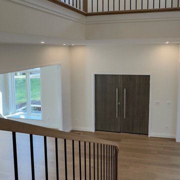 Project #144 | Slightly Curved Transitional Staircase